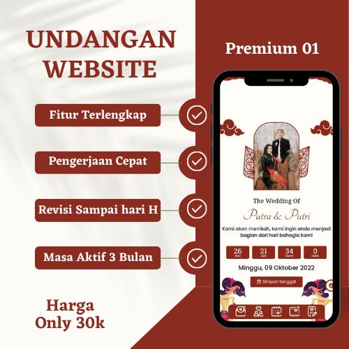 

Undangan Digital Website Undangan Pernikahan Online Undangan Web Murah Premium 01