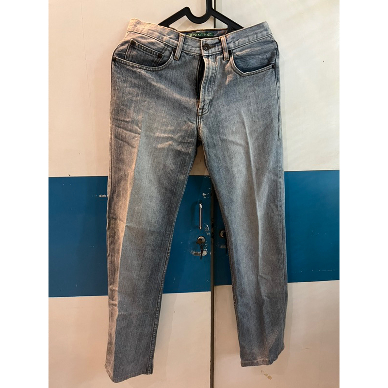 celana jeans point one pria