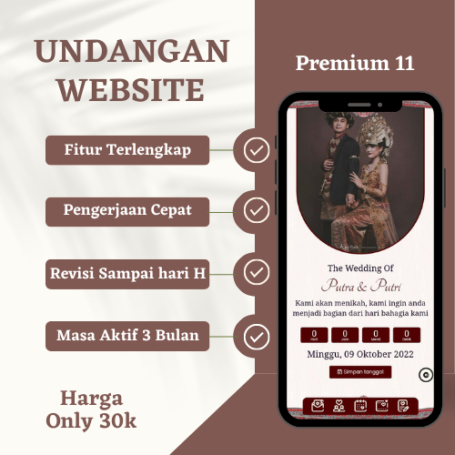

Undangan Digital Website Undangan Pernikahan Online Undangan Web Murah Premium 11