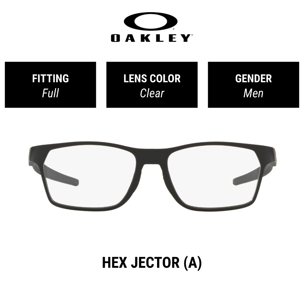 OAKLEY Ophthalmic Hex Jector (A) | OX8174F 817401 | Full Fitting | Eyeglasses | 56mm