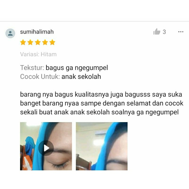 MASKARA LAMEILA BIRU TOSCA | PELENTIK BULU MATA &amp; PENEBAL ALIS