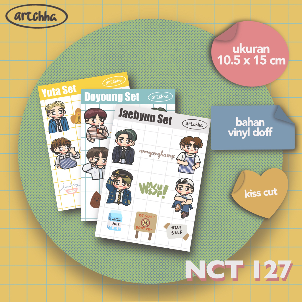 

NCT 127 STICKERS [GRADE B] BY ARTCHHA
