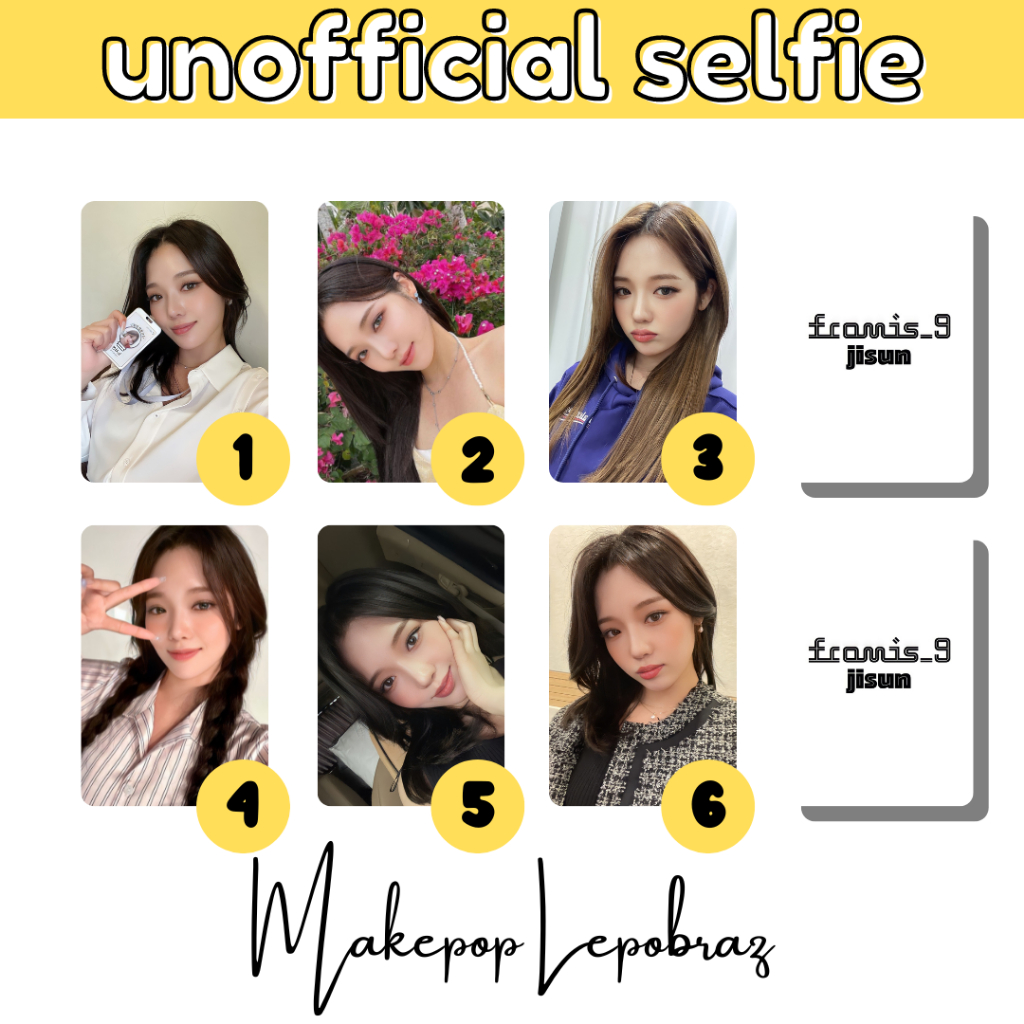 [PART 1] [MIN. 3 PC] FROMIS_9 FROMIS 9 UNOFFICIAL SELFIE - GIRLFRIENDABLE CHAEYOUNG GYURI HAYOUNG JIHEON JISUN