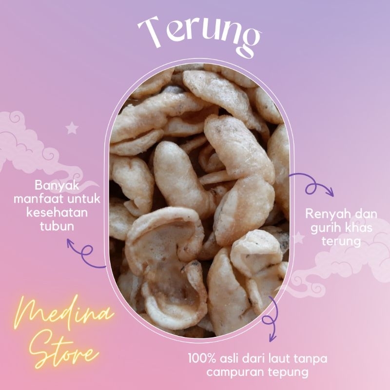 

Kerupuk Terung Asli 100 dan 250 gram