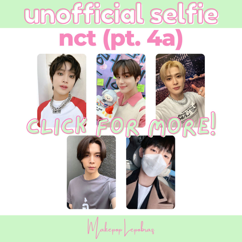 [PART 4A] [MIN. 3 PC] NCT WAYV UNOFFICIAL SELFIE - BOYFRIENDABLE HAECHAN JUNGWOO JAEHYUN JOHNNY WINWIN