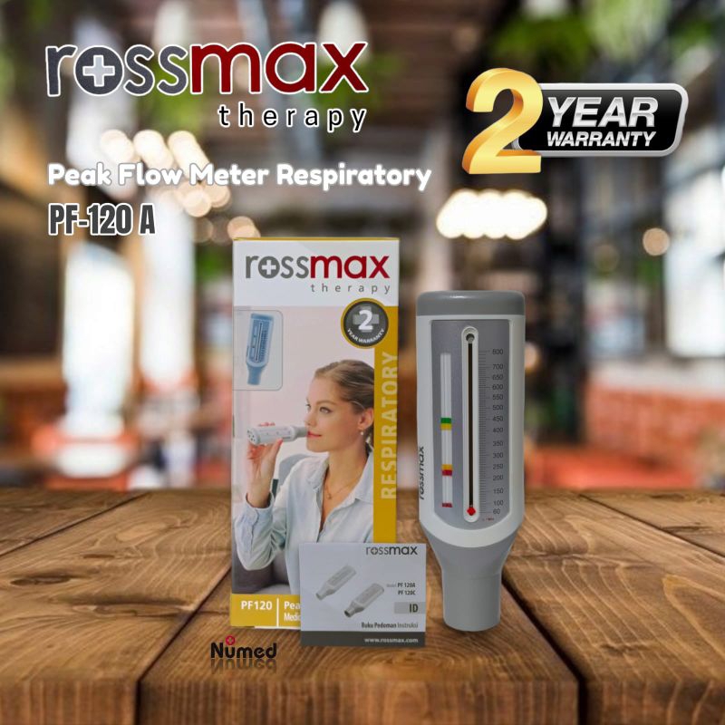 Rossmax Peak Flow Meter Anak Dewasa PF120A PF120C Terapi Alat Cek Tes Asma Spirometer PF 120 Spirometri