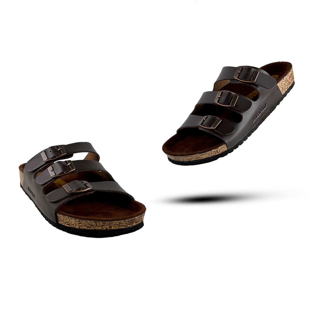 Sandal Pria Casual Sendal Slop Slide Selop Puyuh Original Sevenpoint Kekinian Birken Ban Tiga 05