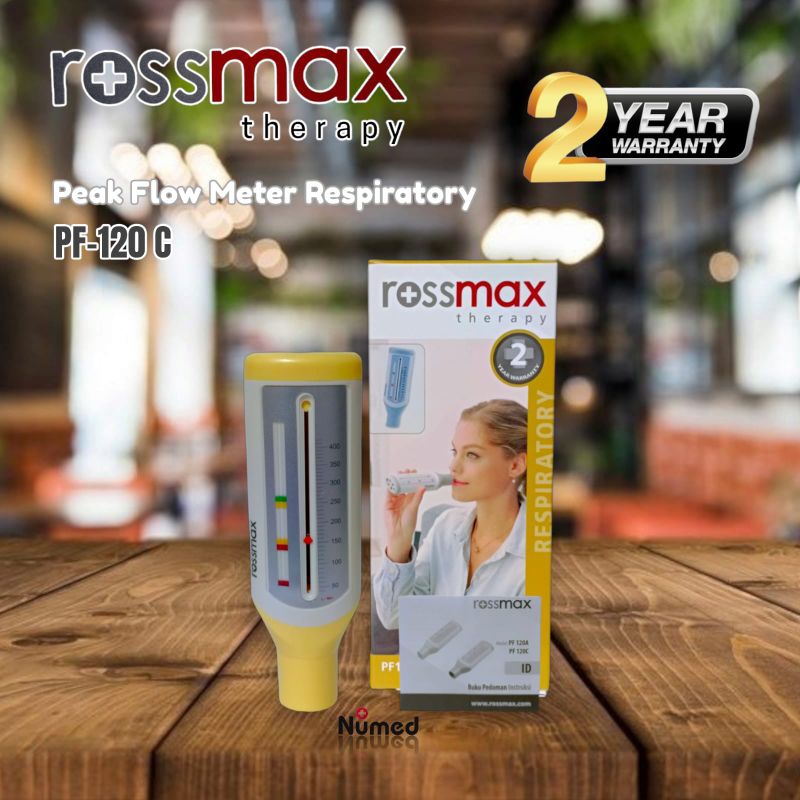 Rossmax PF120 Peak Flow Meter Rossmax PF120C Child Terapi Alat Tes Asma Anak