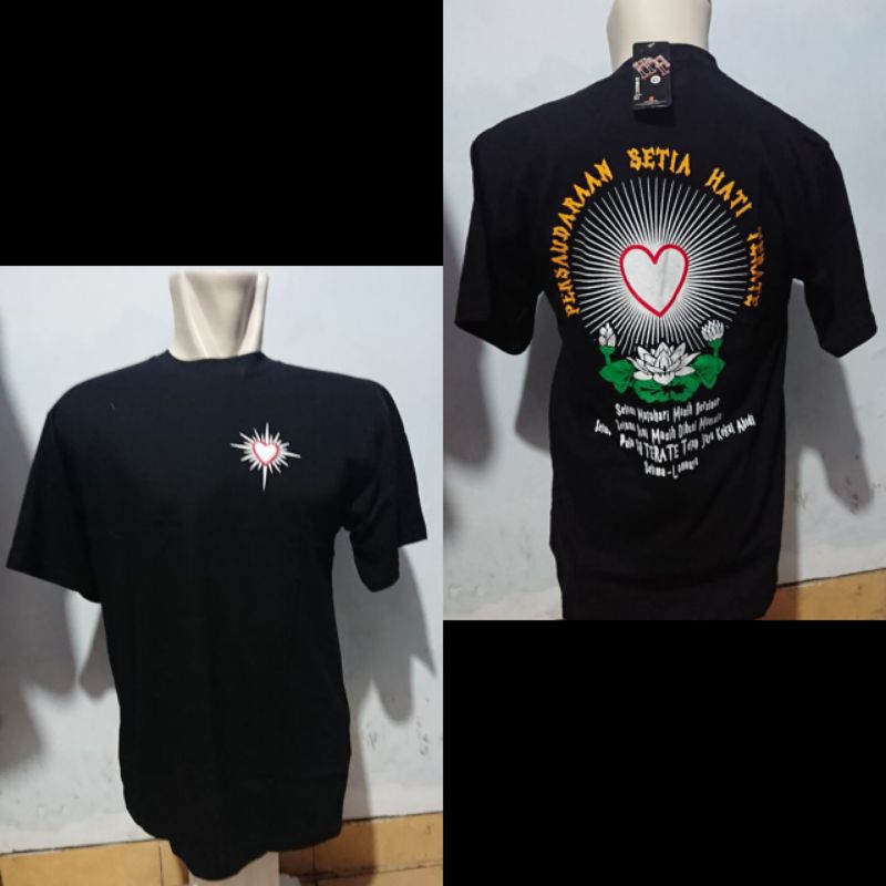 kaos PSHT bunga teratai full sablon