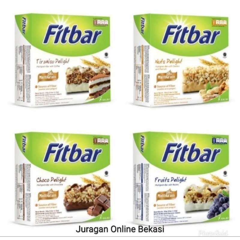 

FITBAR DELICIOUS MULTIGRAIN BAR [5x22gr] " PALING MURAH DI BEKASI