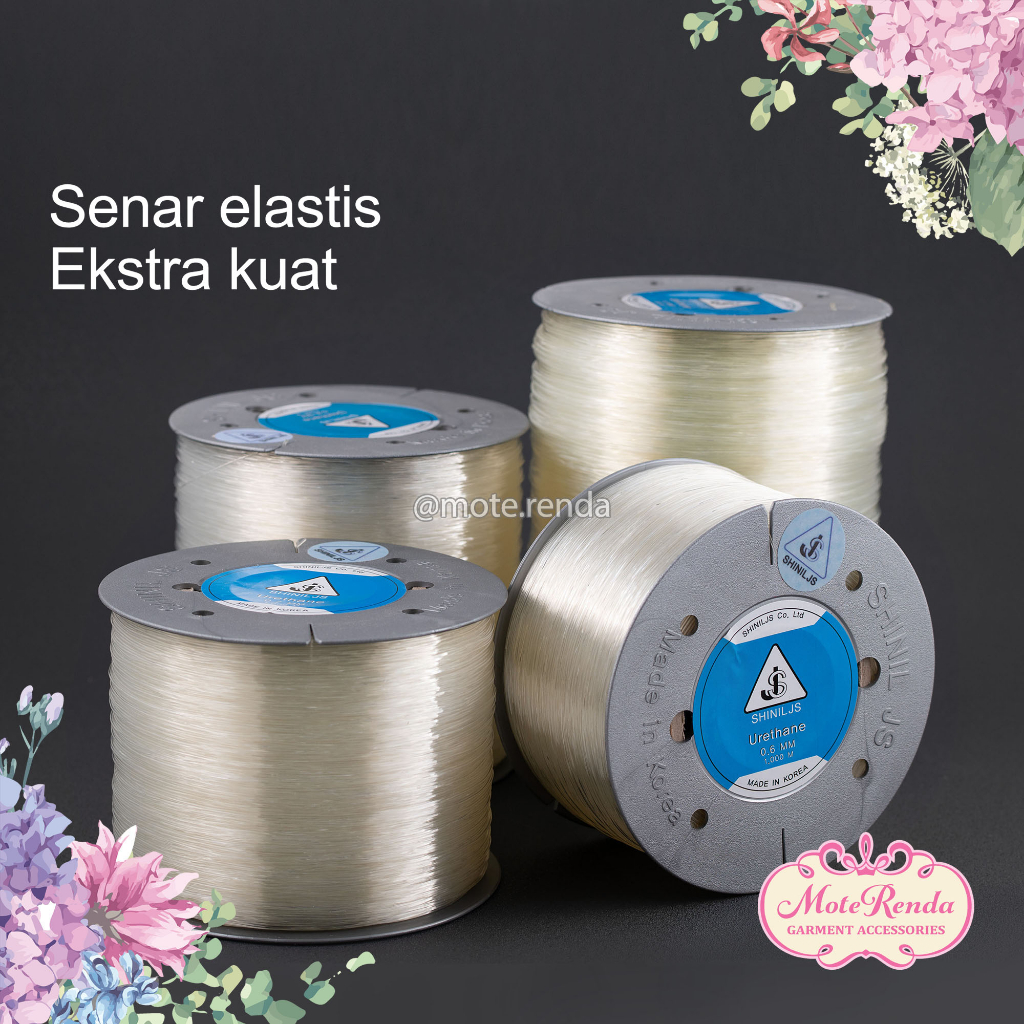 Senar elastis urethane (harga per 10yard) kode 9NMB
