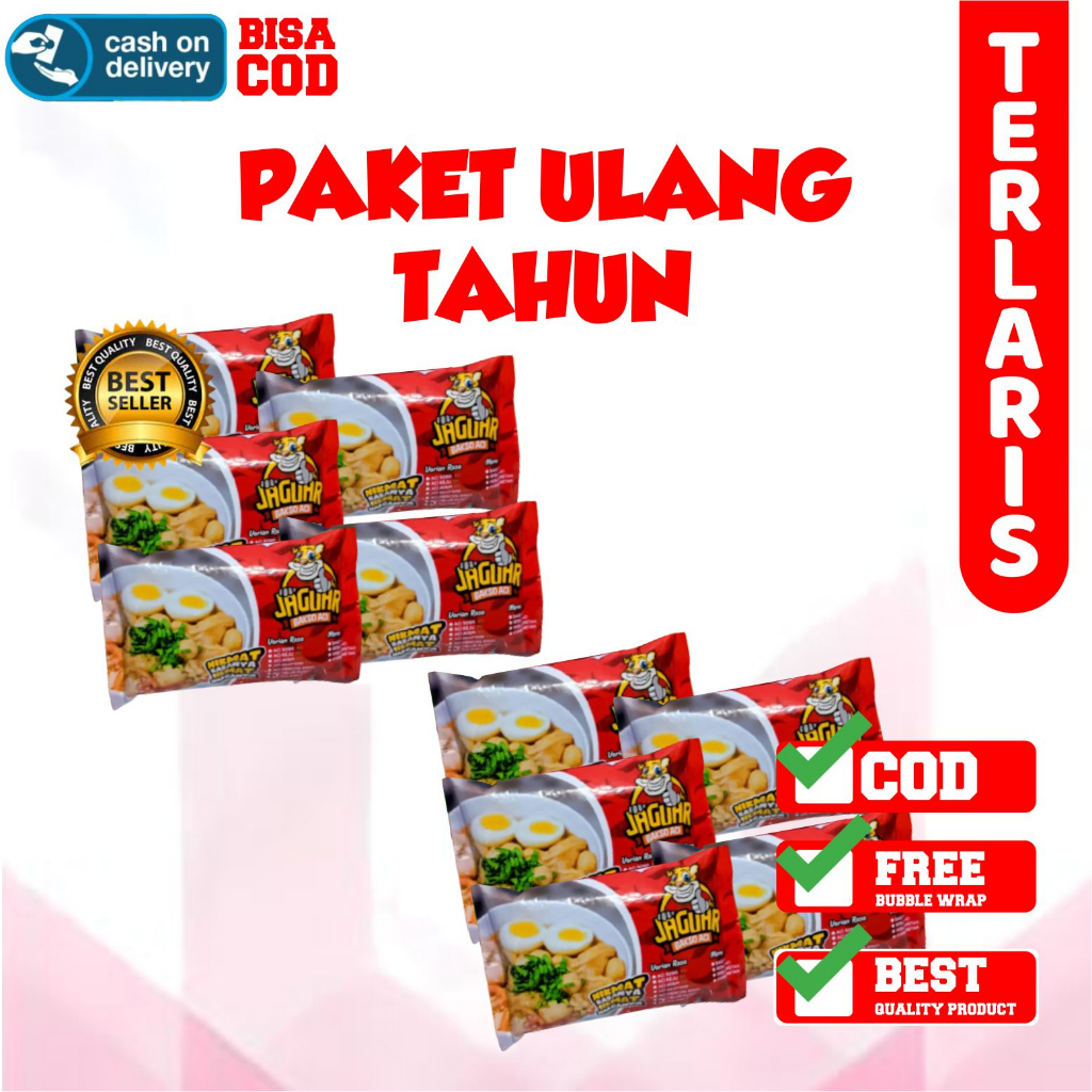 

PAKET ULANG TAHUN INSTAN FOOD ISI BASO ACI dan SEBLAK