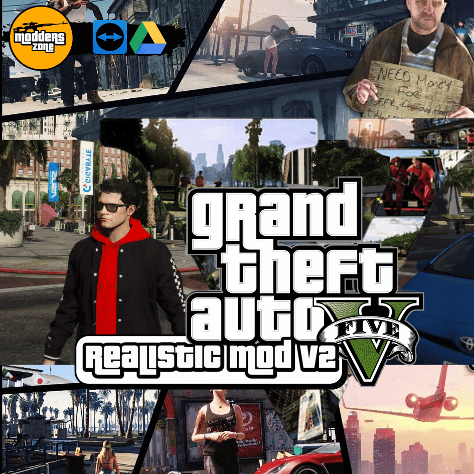 Grand theft auto V Full mod Ultra relistic V2 | GTA 5 MOD INDONESIA REALISTIC