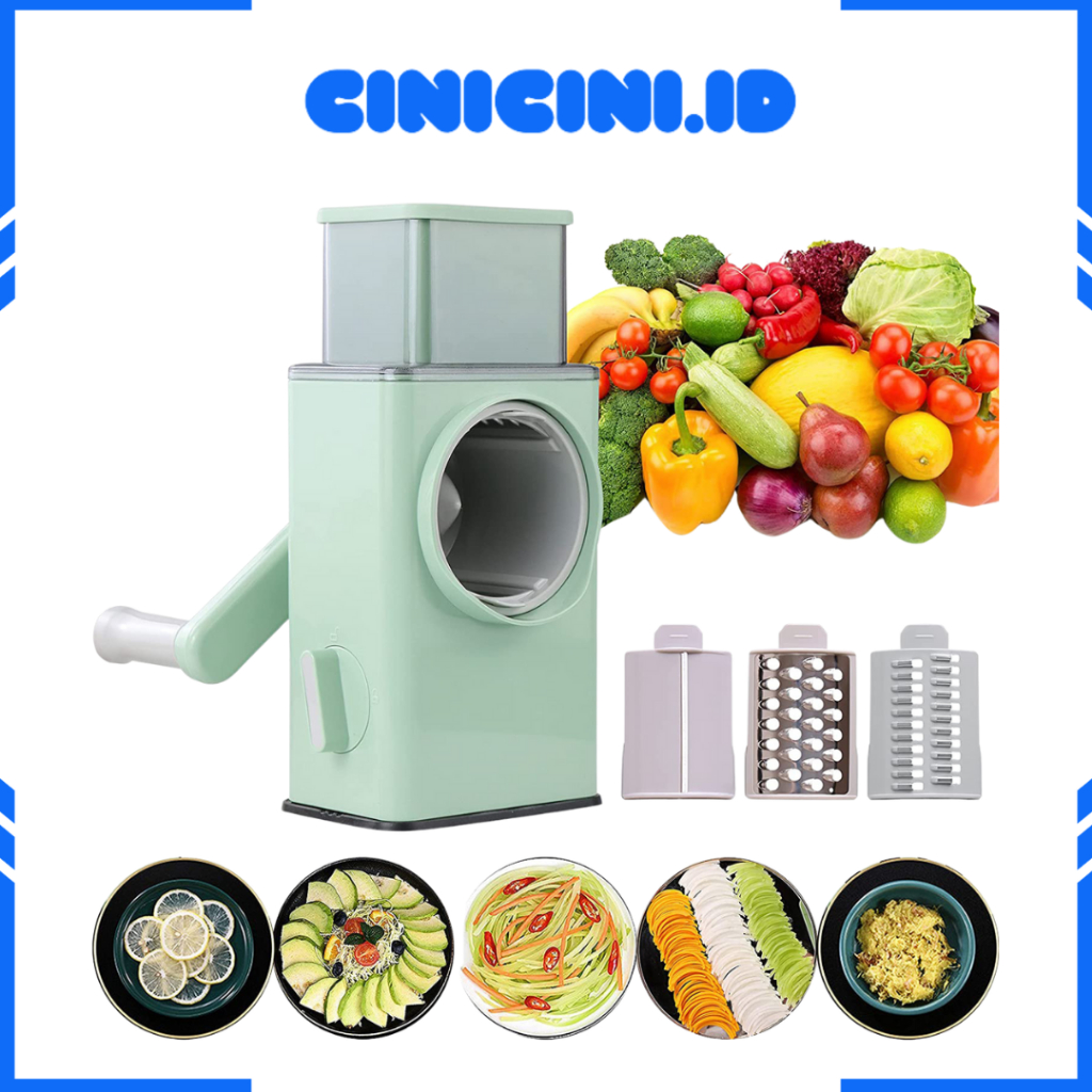 [ Cinicini ] Parutan Giling VEGETABLE SLICER MACHINE Alat Pemotong Sayuran Giling