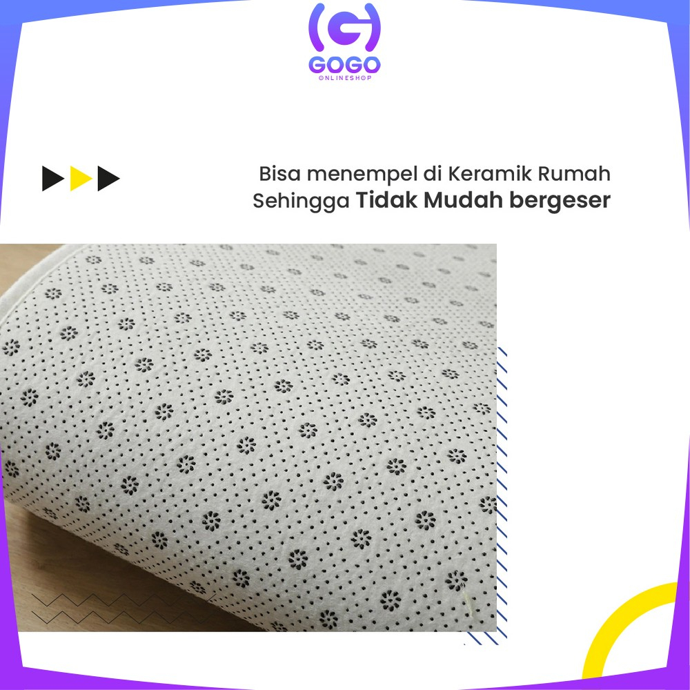 GOGO-C363 (40x60cm) Alas Lantai Kamar Tidur Karpet Lantai Bulu Lembut Karakter / Floor Mat / Carpet Lantai / Dekorasi Ruangan / Alas Kaki