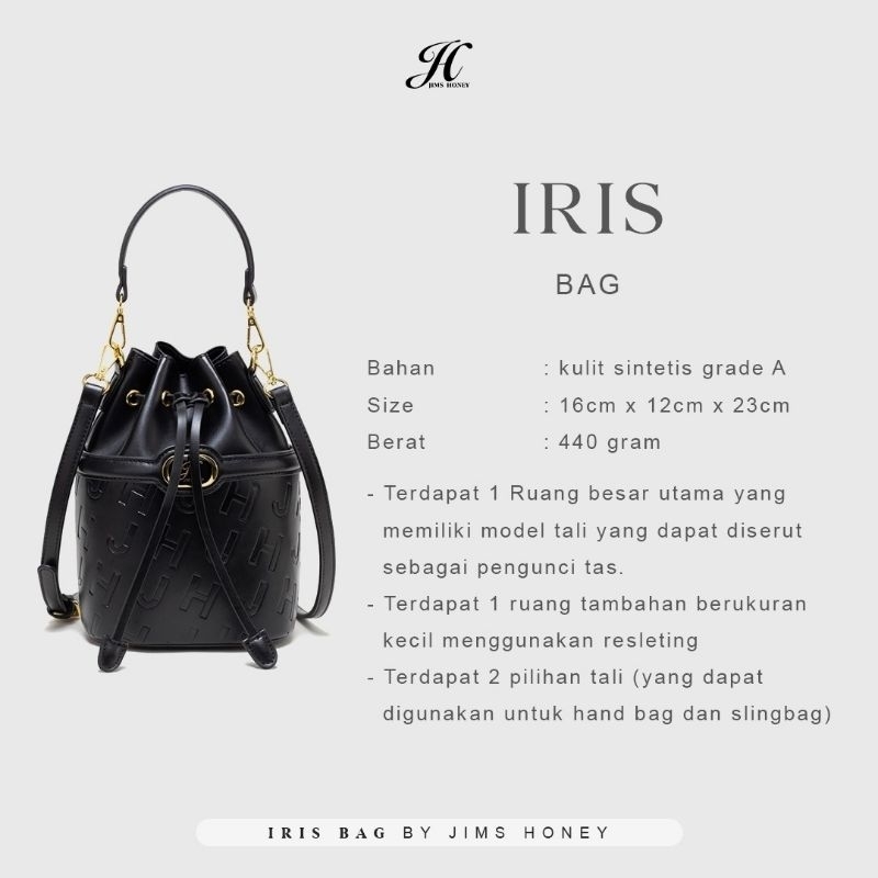 Iris bag jims honey tas selempang wanita realpic cod impor murah tas pesta exclusive official store