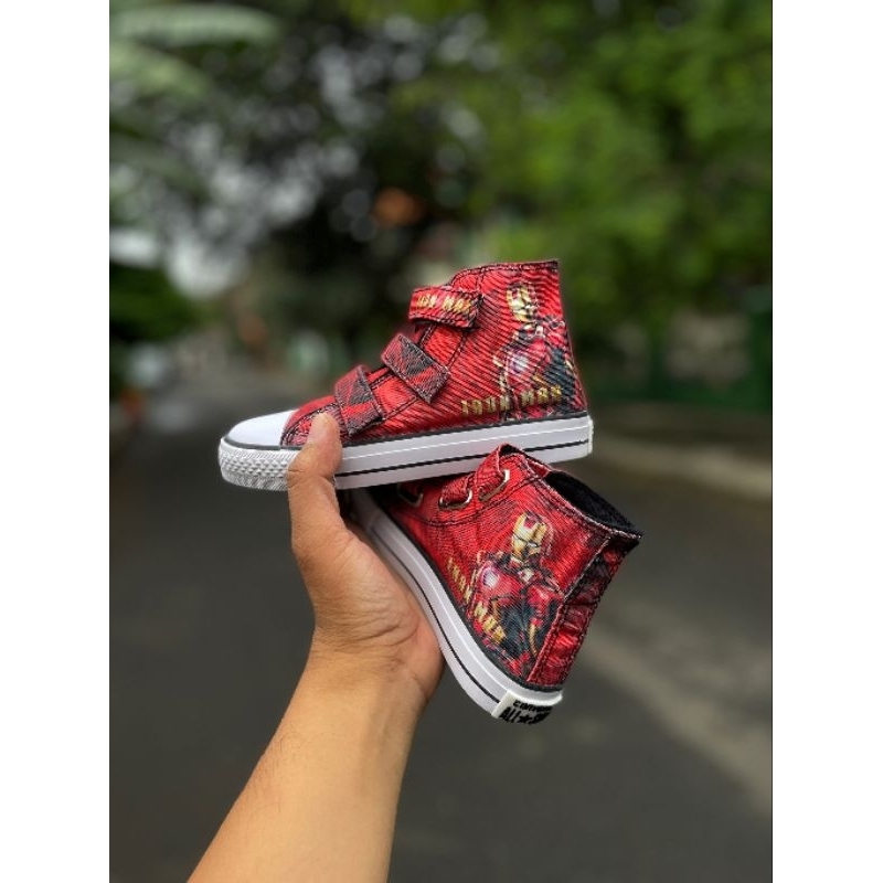 SEPATU ANAK CONVERSE ALL-STAR KIDS MOTIF SUPER HERO SIZE 21-35