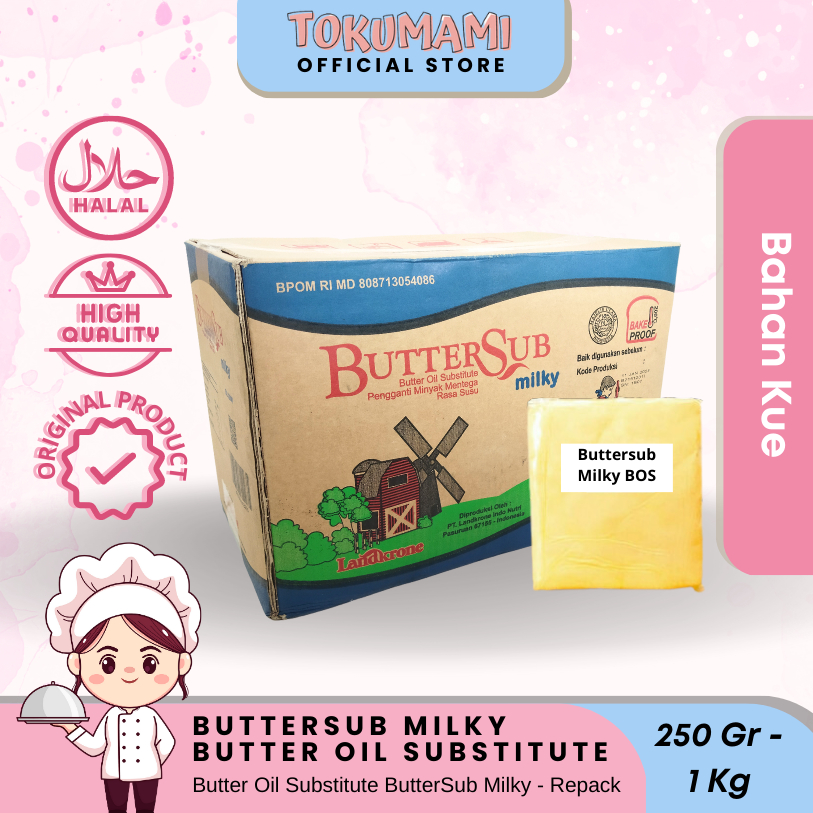 

Tokumami - ButterSub Milky/ Mentega Butter BOS Repack 250 Gr - 1KG