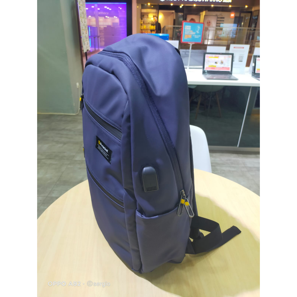 TAS LAPTOP RANSEL KEREN DAN KECE PRESIDENT BLUE- BP9667XU