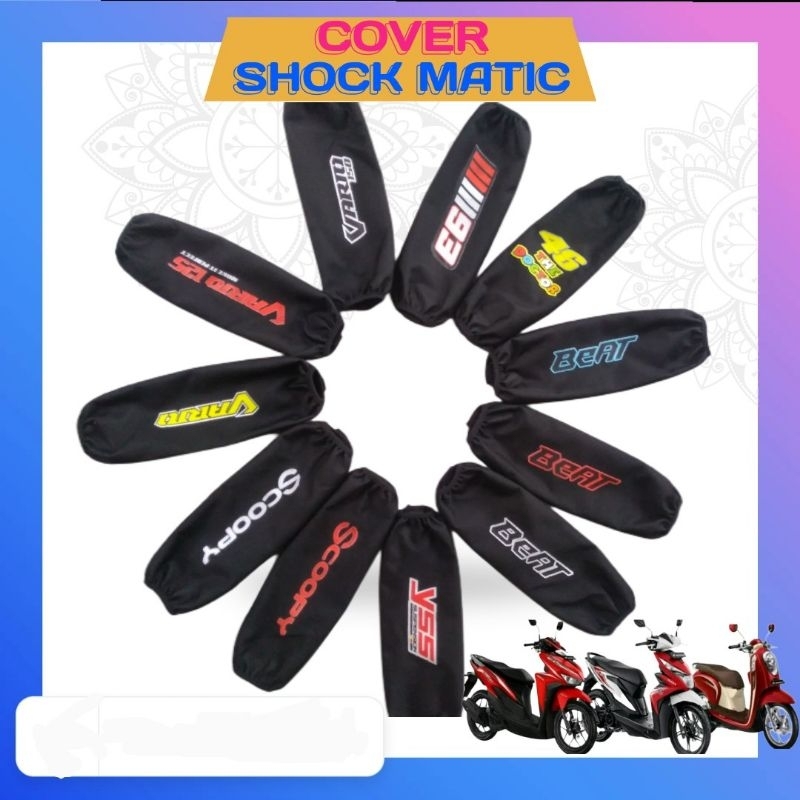 Sarung Shock Matic Bahan tebal Waterproof Cover Shockbreaker Beat Vario Scoopy Mio Nmax murah