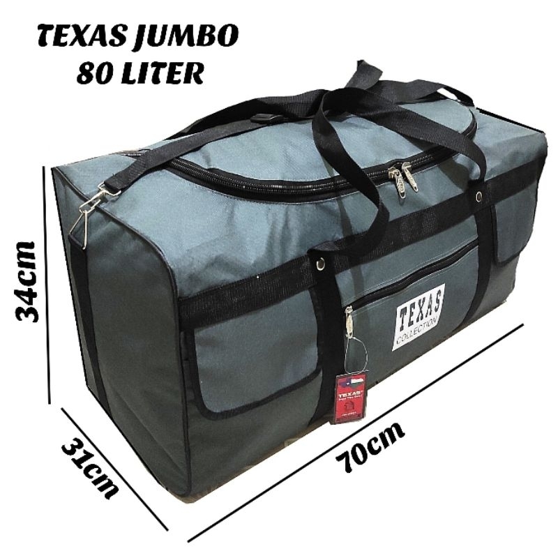 TAS TRAVEL BAG JUMBO BIG SIZE 80L TAS MUDIK JUMBO