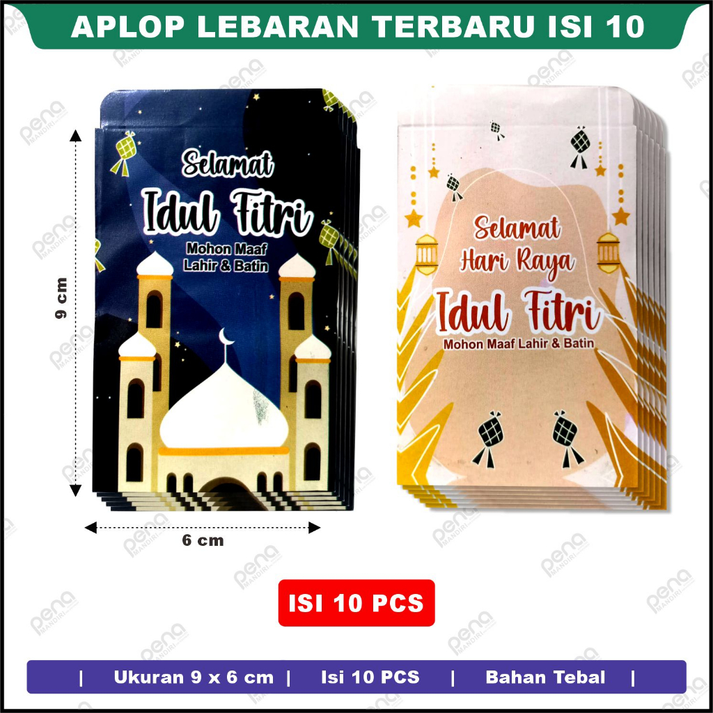 Amplop Lebaran Idul Fitri Isi 10