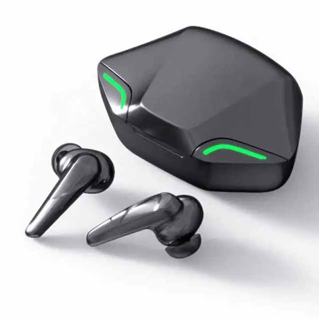 Headset gaming earbuds bluetooth wireless music stereo bass support IOS Android - realoneacc