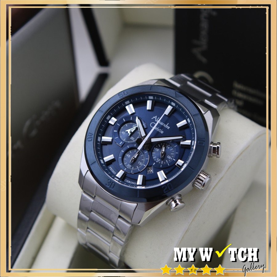 Jam Tangan Alexandre Christie AC 6672 MC Pria Original