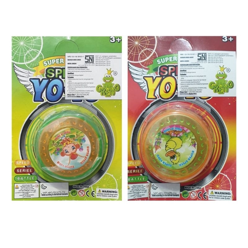 Mainan Anak YOYO Lampu Super Series Speed - Mainan Yo-Yo Lucu