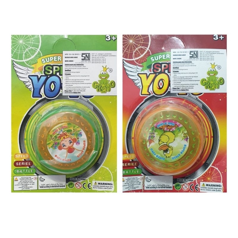 Mainan Anak YOYO Lampu Super Series Speed - Mainan Yo-Yo Lucu