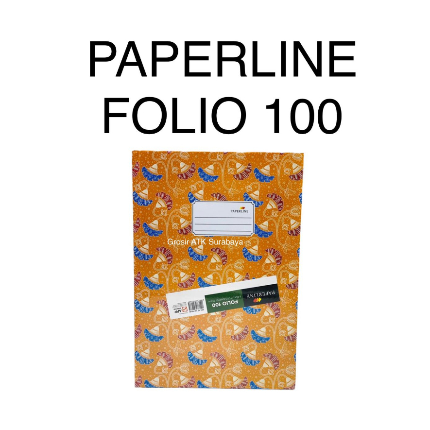 

Buku Hardcover Hard Cover Tebal Paperline PPL Folio 100