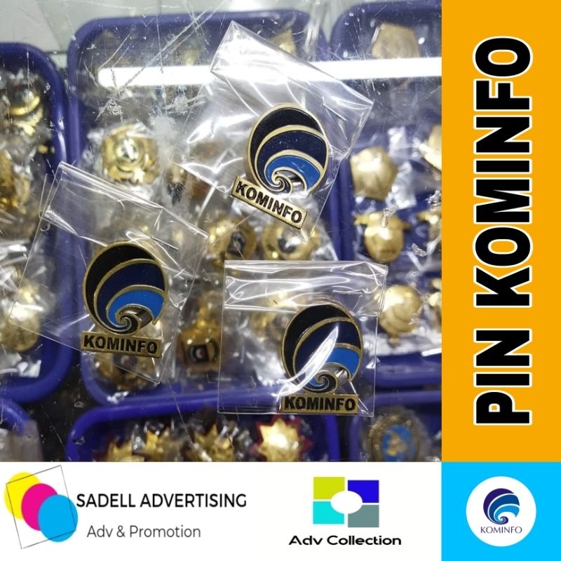 Pin Kominfo Lencana Kominfo Magnet