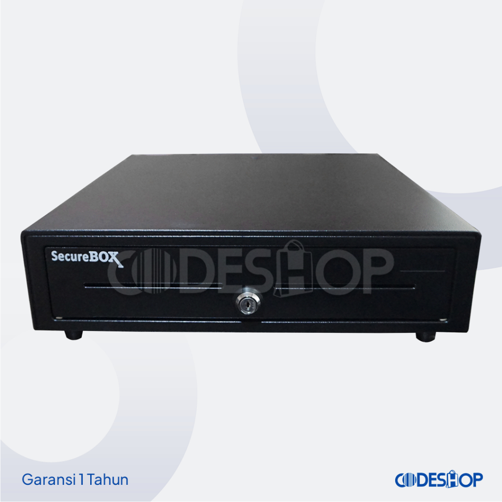 CASHDRAWER / LACI KASIR / LACI UANG SECURE BOX MK 410 HITAM