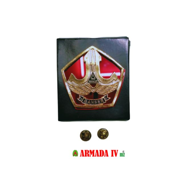 Emblem Baret BANSER Pin Topi Banser Akrilik Paku