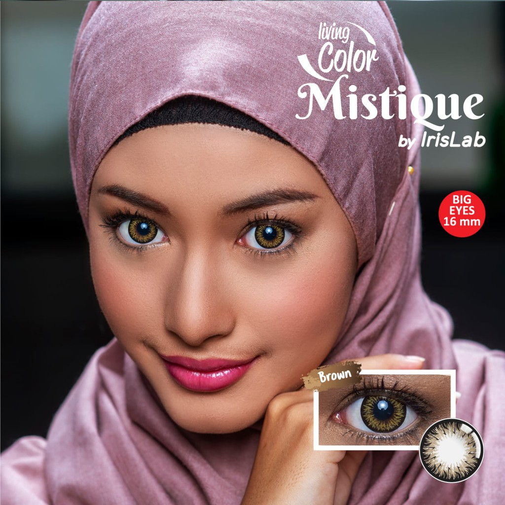 SOFTLENS MISTIQUE / MINUS (-4.50 s/d 6.00) BY IRISLAB BIG EYES 16MM  / LIVING COLOR / 16.MM / Softlen Soflen Soflens