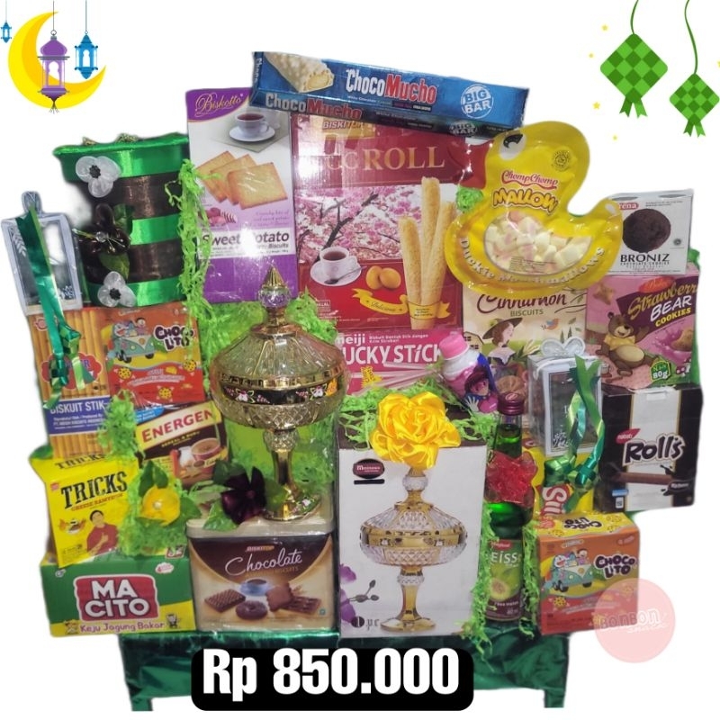 parcel lebaran hampers idul fitri piring set keramik antik ( GOJEK / GRAB Bandung only )