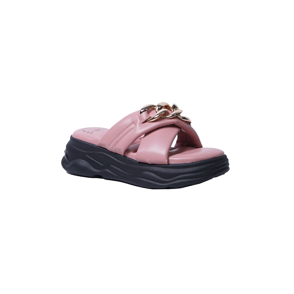 Adarastore - Dunkenstock CHARLEE Sandal Casual Wanita Terbaru Sendal Platform Cewek Model Silang