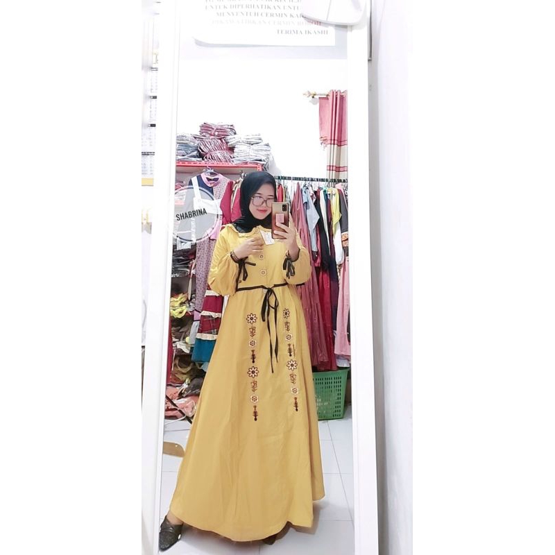 gamis shabrina terbaru ori