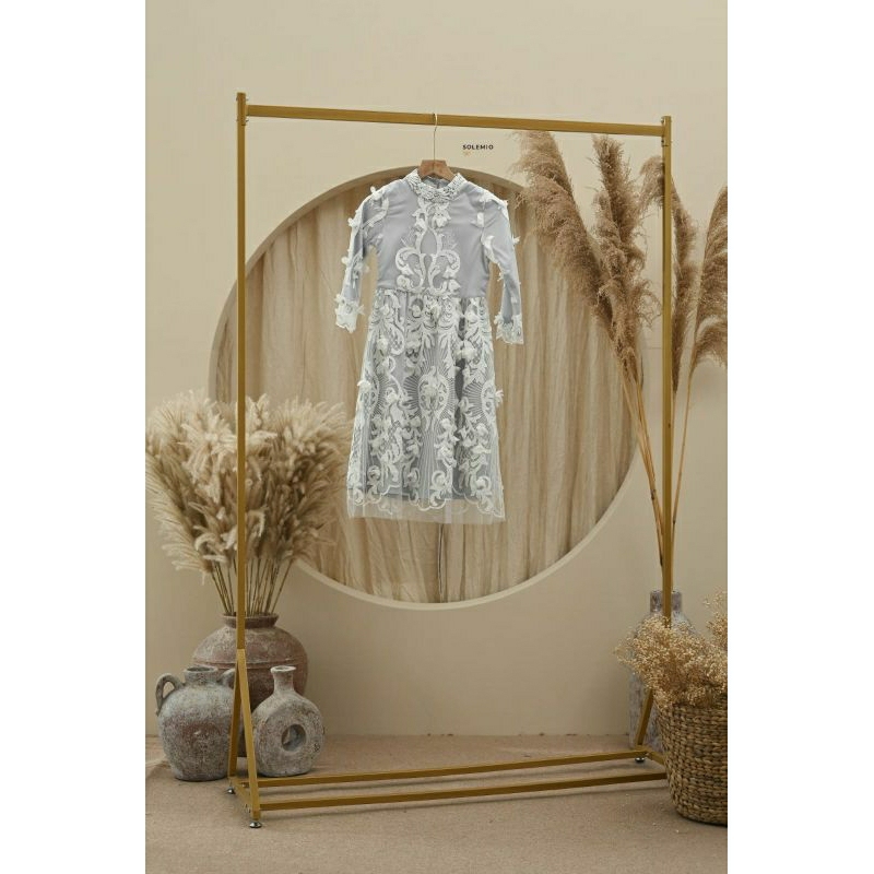 SOLEMIO BAJU TERUSAN ANAK MUSLIM /  BAJU COUPLE MAMA DAN ANAK