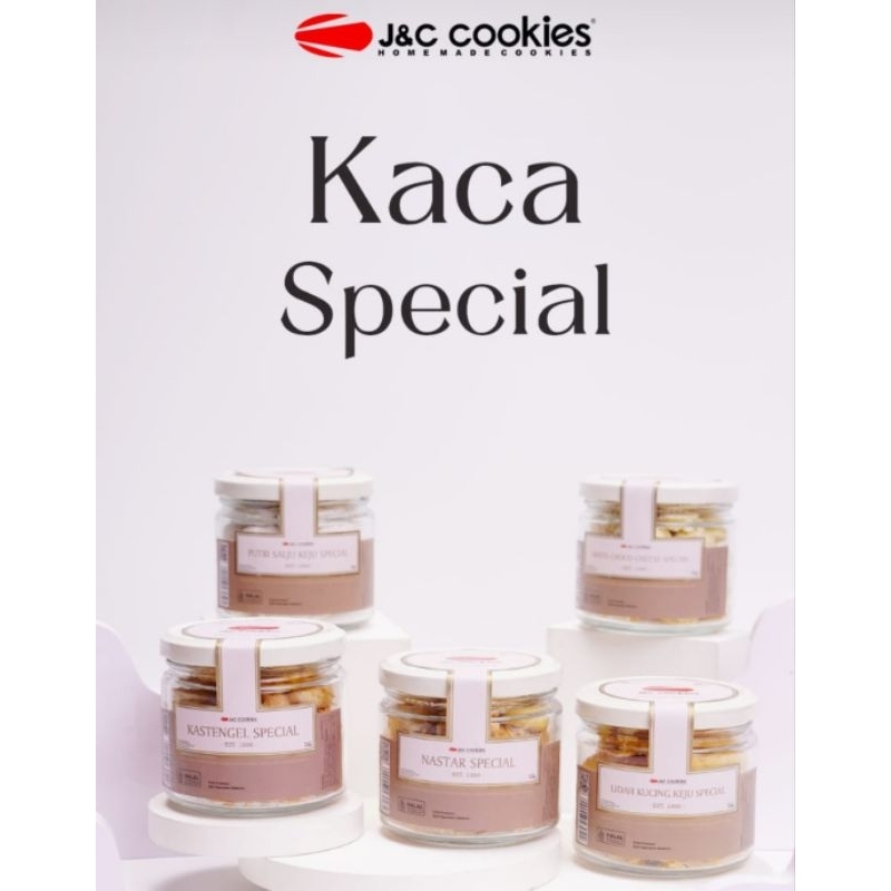 

JNC COOKIES KACA SPECIAL (HARGA TERMASUK BIAYA PACKING)
