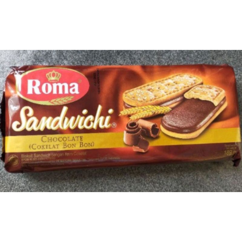 

Roma Sandwich Coklat 189gr