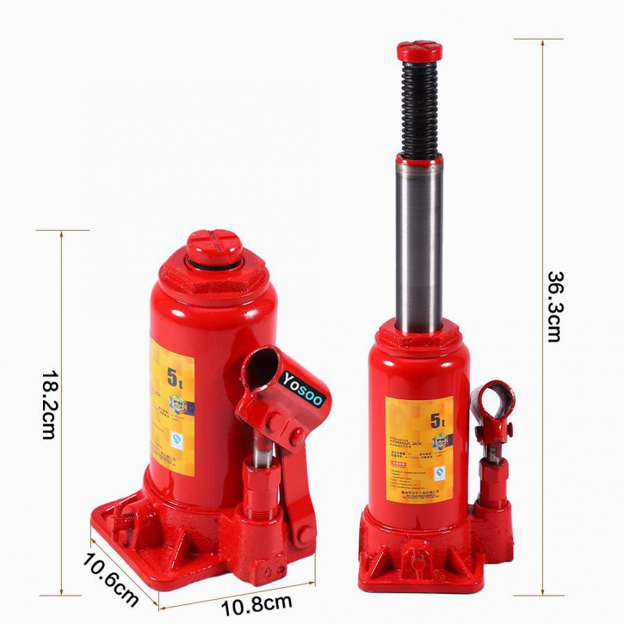 Universal Bottle Hydraulic Dongkrak Mobil 5 Ton Hidrolik Jack / Dongkrak Botol 3 Ton Portable Universal