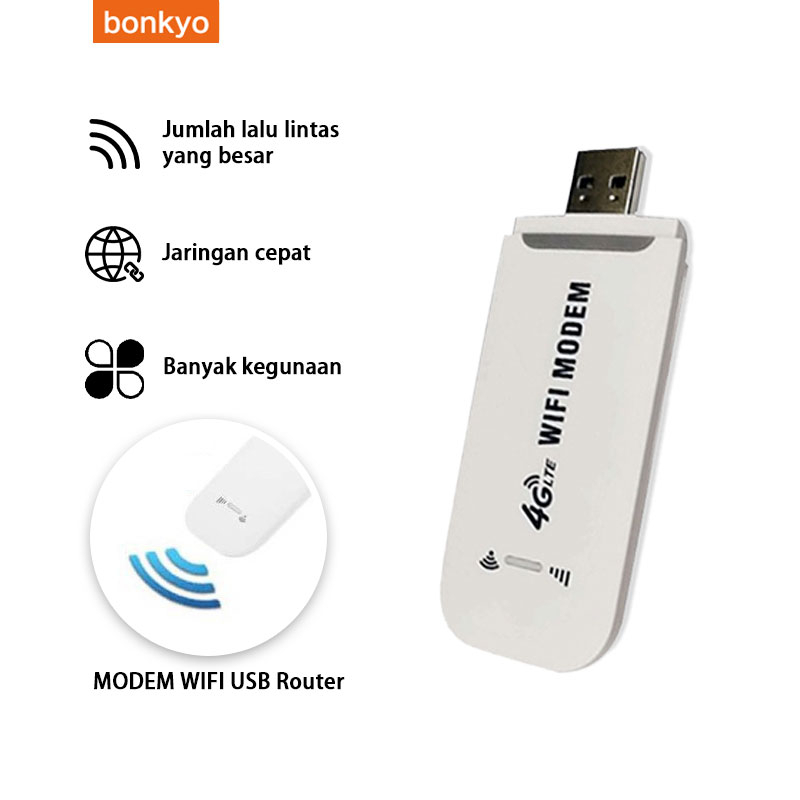 Bonkyo Modem 4g Lte Speed 150mbps Travel Usb Sim Card Wifi Modem Dongle Usb Hotspot Wifi 4g Unlock All Operator