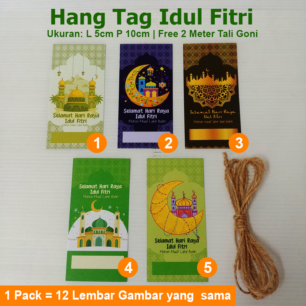 

Hang Tag Idul Fitri