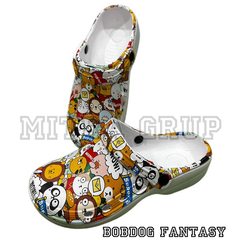 PROMO SANDAL HEMA SANDAL KODOK MOTIF PRINTING SPORT DAN FANTASY UNISEX BY SEN