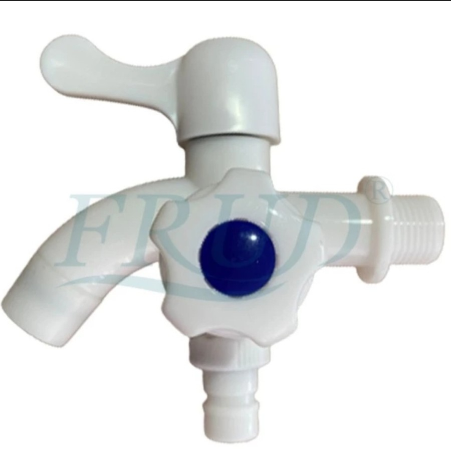 Kran cabang PVC plastik / Kran cabang PVC shower kamar mandi - Frud