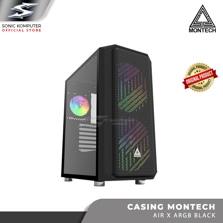 Montech Air X ARGB Black Casing PC Gaming