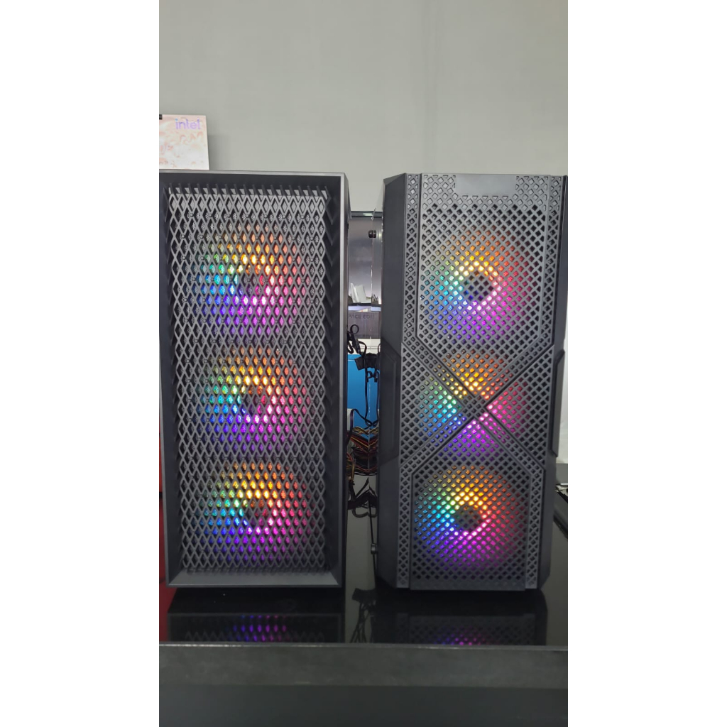 Simbadda Battleground 21 With 3 Fan RGB Casing PC Gaming