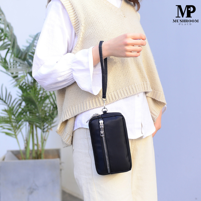 Dompet HP Cewek Resleting Serbaguna | Dompet Pouch Wanita Waterproof | Travel Wallet Perempuan Uang Koin Handphone