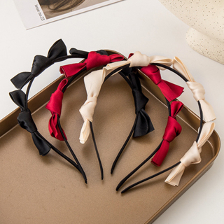 GO!BD1157 Bandana Wanita Gaya Korea Bando Simpul Pita Satin Fashion Aksesoris Wanita Korean Import